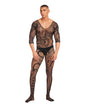 Rainbow Party Supernova Body Stocking 2 pc Set - Black