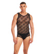 Rainbow Party Night Blaze Singlet 2 pc Set - Black