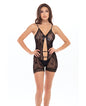 Rene Rofe After Party Bodysuit Black O/S