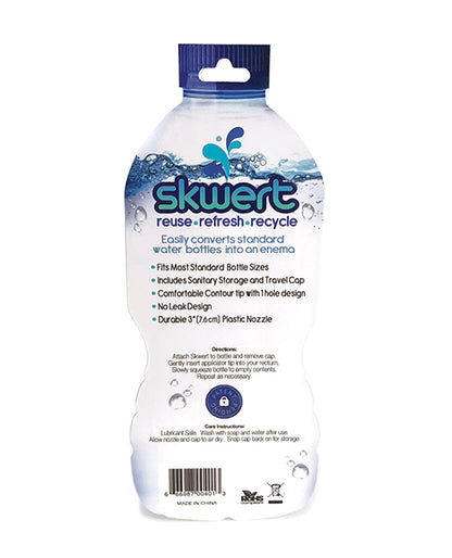 Skwert Water Bottle Enema - Blue