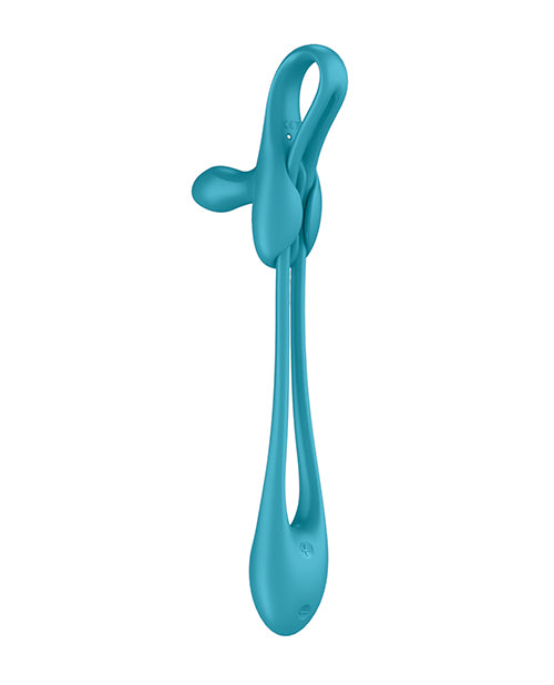 Satisfyer Plug & Play Couples Multi Vibrator - Blue/Green