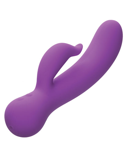 First Time Rechargeable Pleaser Vibrator - Purple