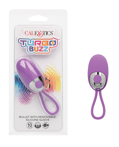 Turbo Buzz Bullet Stimulator w/Removable Silicone Sleeve by California Exotic Novelties