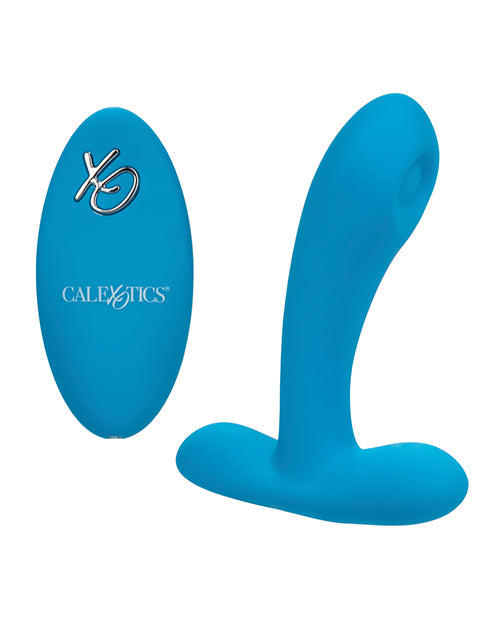 Silicone Pulsing Pleaser w/Remote - Blue by California Exotic Novelties