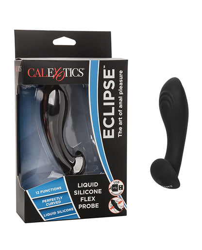 Eclipse Liquid Silicone Flex Probe - Black by California Exotic Novelties