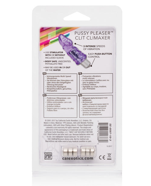 Pussy Pleaser Clit Climaxer - Purple