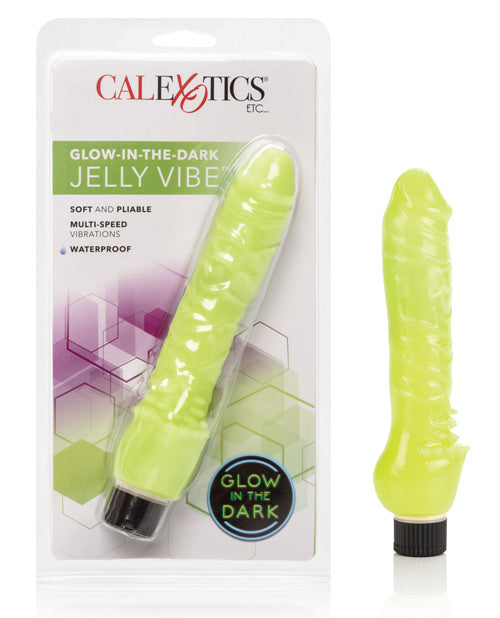 Glow In The Dark 7" Jelly Penis Vibe by California Exotic Novelties