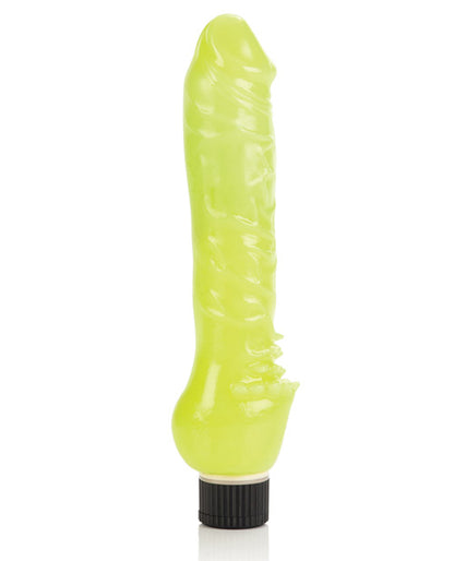 Glow In The Dark 7" Jelly Penis Vibe by California Exotic Novelties