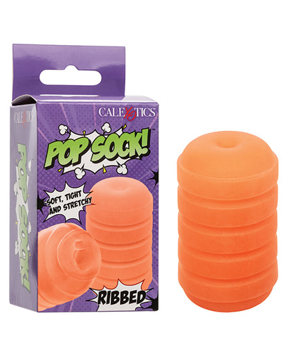 Pop Sock Ribbed Masturbator by California Exotic Novelties