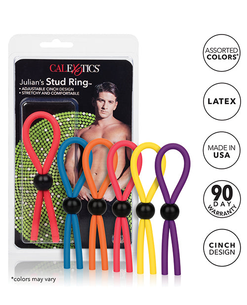 Julian's Silicone Stud Ring - Assorted Colors