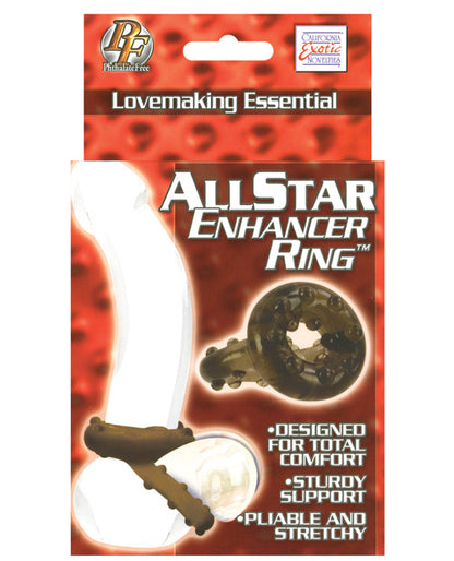 All Star Enhancer Ring - Smoke by California Exotic Novelties