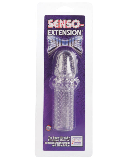 Senso Silicone Extension - Clear by California Exotic Novelties