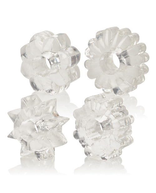 Basic Essentials Rings - Set Of 4 by California Exotic Novelties