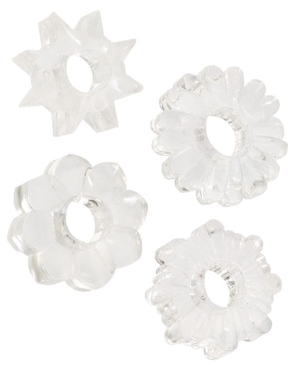 Basic Essentials Rings - Set Of 4 by California Exotic Novelties