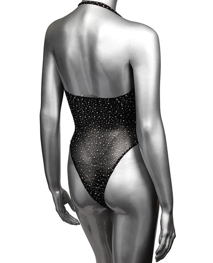 Radiance Deep V Body Suit Black O/S