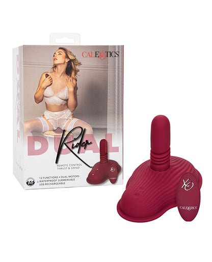 Dual Rider Remote Control Thrust and Grind - Red by California Exotic Novelties