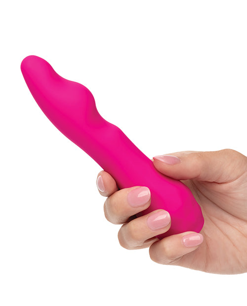 Gia Curved Pleaser - Pink by California Exotic Novelties