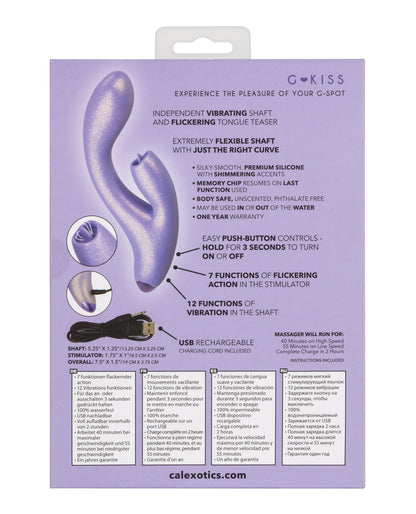 G-Love G-Kiss - Purple by California Exotic Novelties