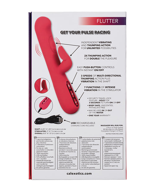 Throb Flutter - Pink by California Exotic Novelties
