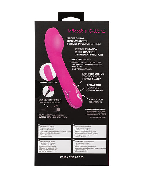 Insatiable G Inflatable G Wand - Pink by California Exotic Novelties
