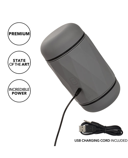 Milk Master Vibro Squeeze Stroker - Black by California Exotic Novelties