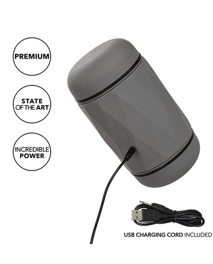 Milk Master Vibro Squeeze Stroker - Black by California Exotic Novelties