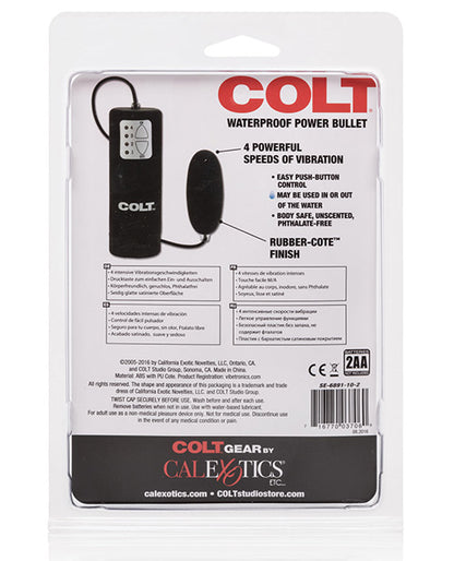 COLT Power Bullet Waterproof - Black by California Exotic Novelties