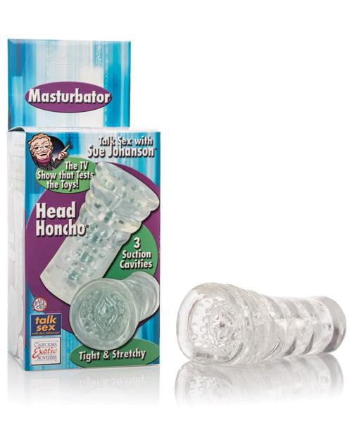 Sue Johanson Head Honcho - Clear by California Exotic Novelties