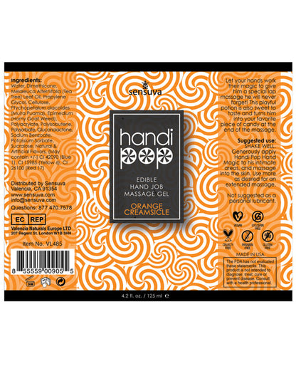 Handipop Hand Job Massage Gel - 4.2 Oz