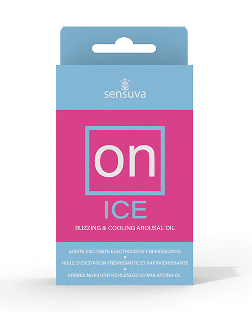 ON Ice Buzzing & Cooling Female Arousal Oil Medium Box - 5 ml Bottle by Sensuva Valencia Naturals