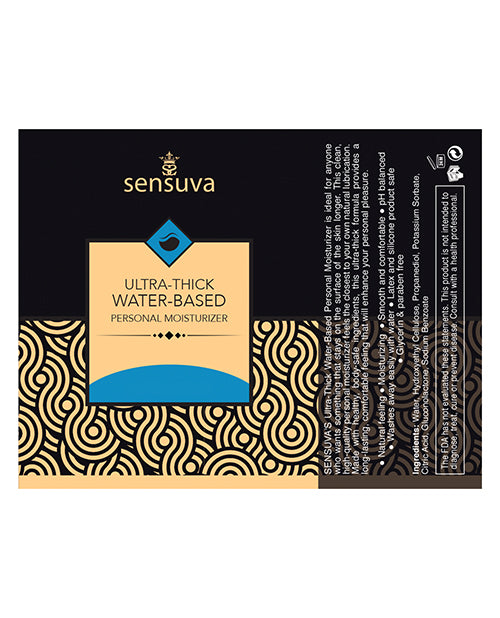 Sensuva Ultra Thick Water Based Personal Moisturizer - 1.93 oz Unscented by Sensuva Valencia Naturals