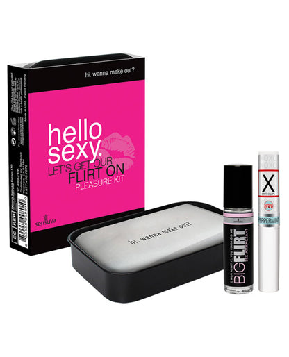Sensuva Hello Sexy Let's Get Our Flirt On Pleasure Kit by Sensuva Valencia Naturals
