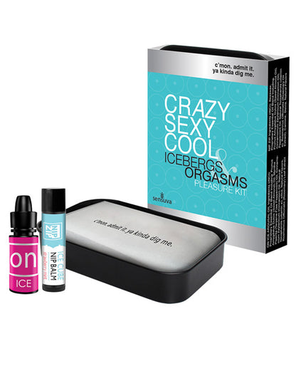 Sensuva Crazy Sexy Cool Icebergs & Orgasms Pleasure Kit by Sensuva Valencia Naturals