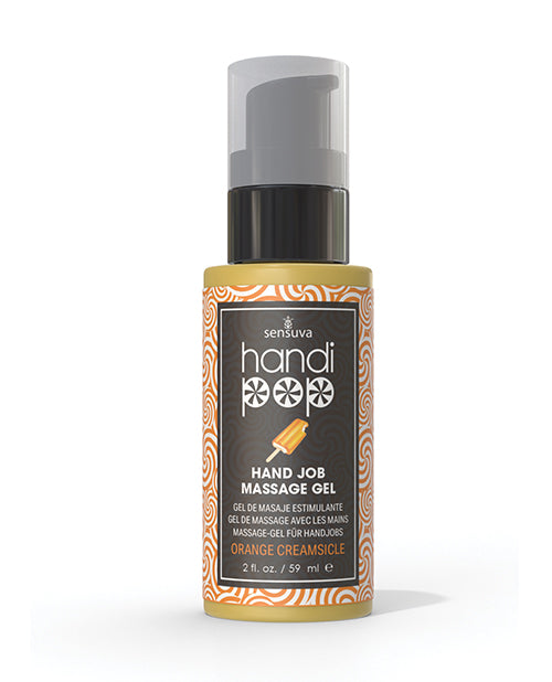 Handipop Hand Job Massage Gel - 2 oz Bottle Orange Creamsicle