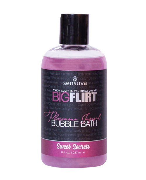 Sensuva Big Flirt Pheromone Bubble Bath - 8 Oz by Sensuva Valencia Naturals