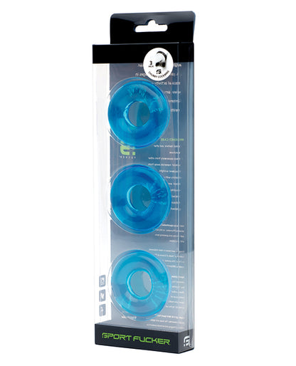 Sport Fucker Chubby Cockring Pack Of 3 by 665 INC