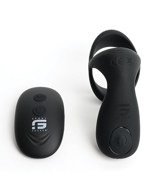Sport Fucker Motovibe Pulse Cockring - Black by 665 INC