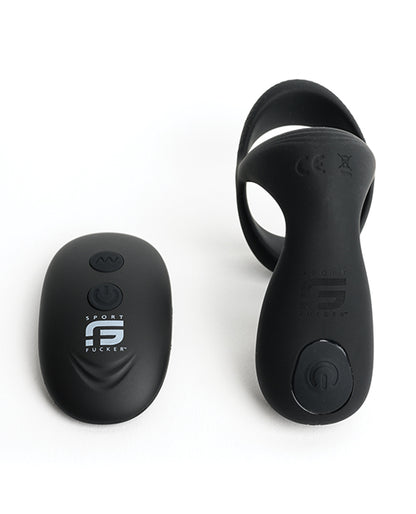 Sport Fucker Motovibe Pulse Cockring - Black by 665 INC