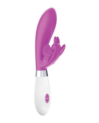 Shots Luminous Alexios Silicone 10 Speed Butterfly Vibrator  - Fuchsia