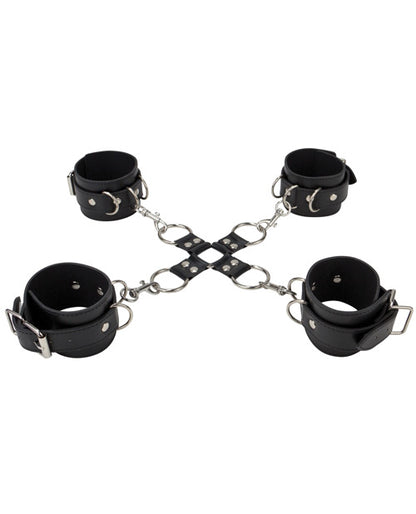 Shots Ouch Leather Hand & Leg Cuffs by Shots America LLC