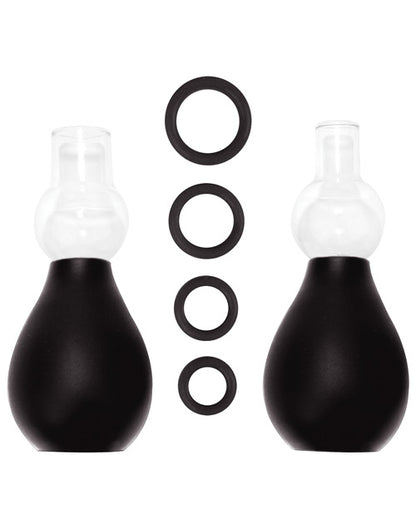 Shots Ouch Nipple Erector Set - Black