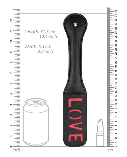 Shots Ouch Love Paddle - Black