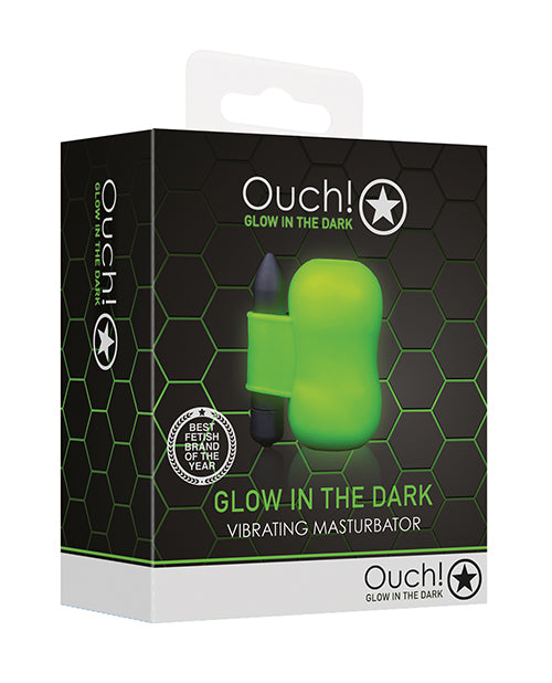 Shots Ouch Vibrating Masturbator - Glow in the Dark by Shots America LLC