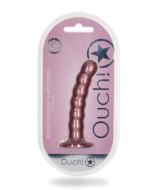 Shots Ouch 5" Beaded G-spot Dildo