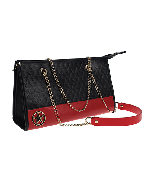 Shots Ouch! Milan Collection Bondage Kit w/Bag - Black/Red