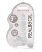 Shots Realrock Realistic Crystal Clear Dildo W/balls by Shots America LLC