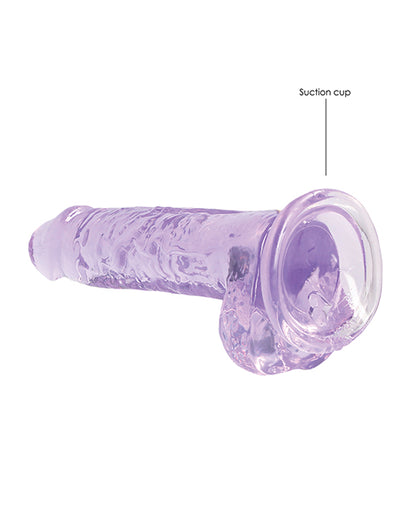 Shots Realrock Realistic Crystal Clear Dildo W/balls by Shots America LLC