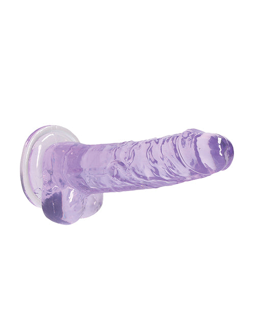Shots Realrock Realistic Crystal Clear Dildo W/balls by Shots America LLC