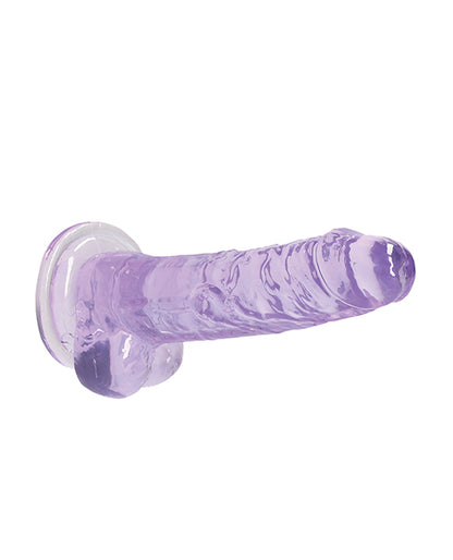 Shots Realrock Realistic Crystal Clear Dildo W/balls by Shots America LLC
