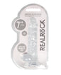 Shots Realrock Realistic Crystal Clear Dildo W/balls by Shots America LLC